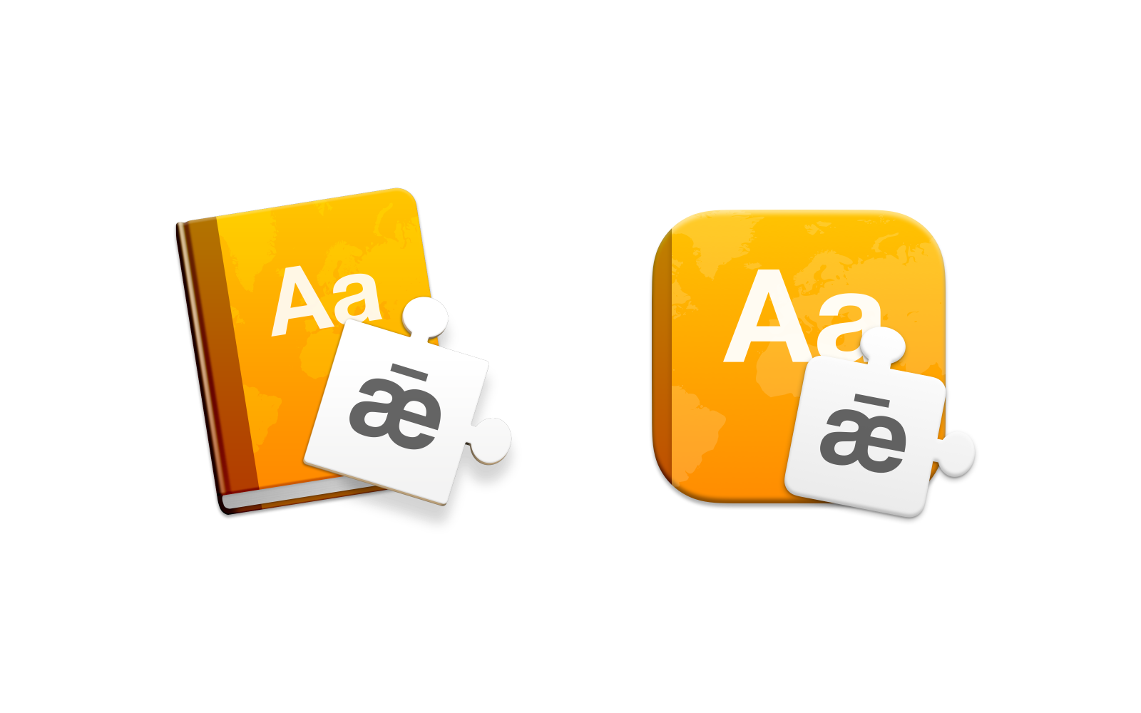 Dictionaries app icons
