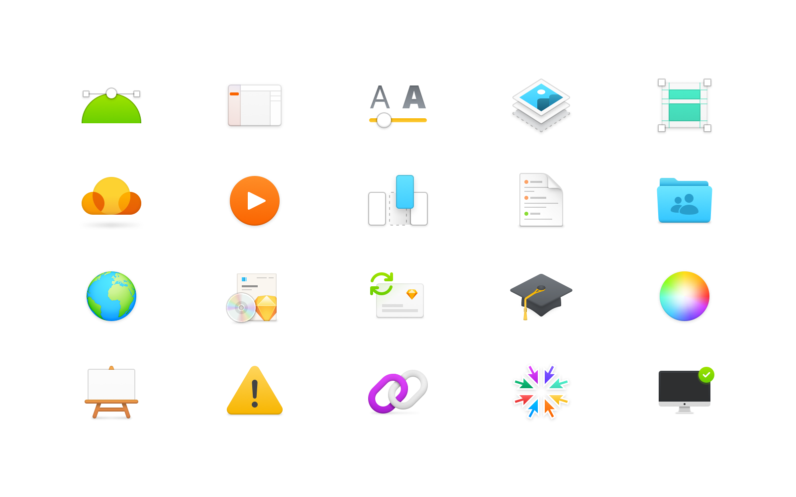 Sketch web icons